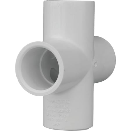 Charlotte Pipe And Foundry Schedule 40 3/4 in. PVC Pipe Cross PVC 02410  0600HA